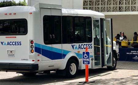 VTA Paratransit vehicle