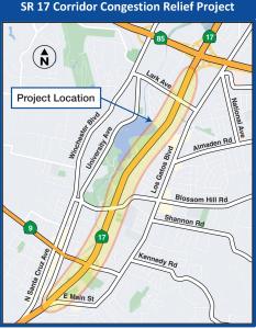SR 17 corridor project map