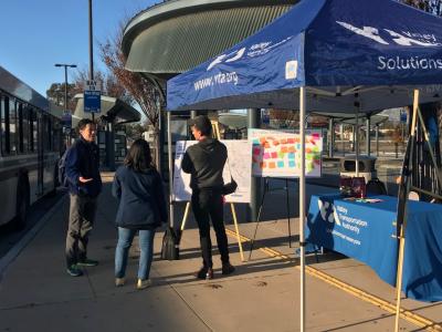 Pop up at Eastridge Transit Center