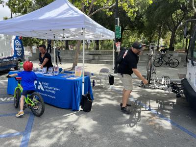 vta booth at viva calle event