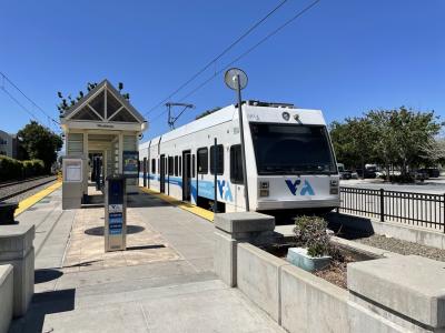 light rail station