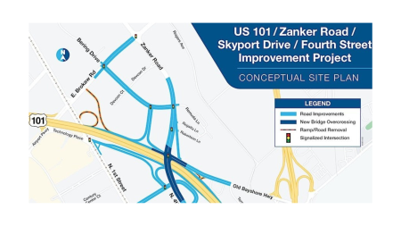 US 101/Zanker Road/Skyport Drive/Fourth Street Project