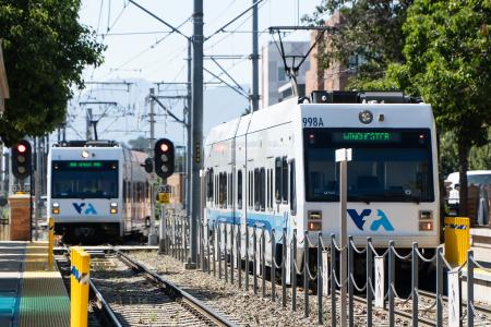 VTA Light Rail Trains