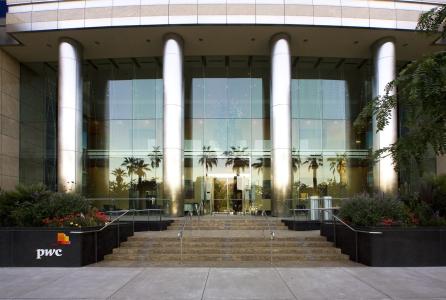 front doorway of new VTA headquarters