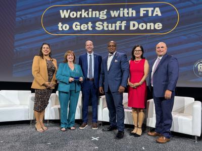 VTA General Manager and CEO accepts award