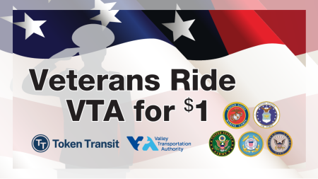 Veterans Ride VTA for $1