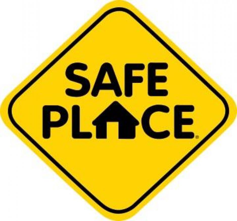 Safe place logo identifying VTA as a member of the Safe Place Program