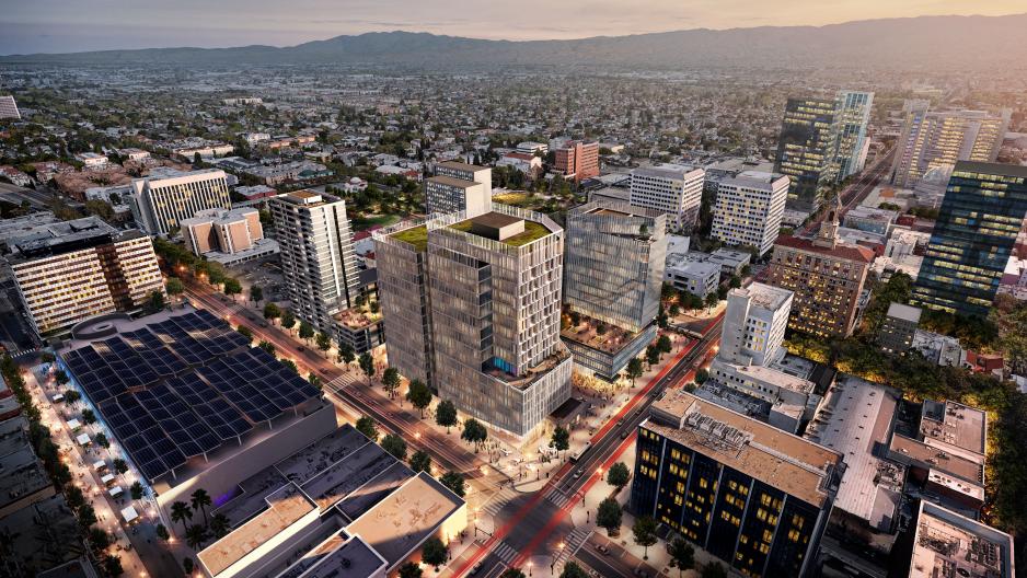 Conceptual Rendering of Future Downtown San Jose BART Station and Transit Oriented Community