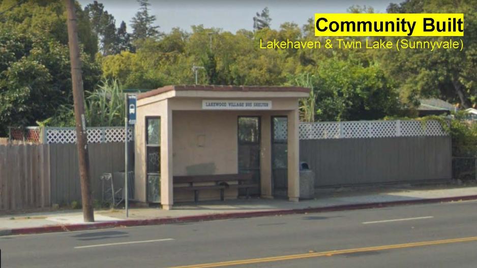 Community Built Bus Stop