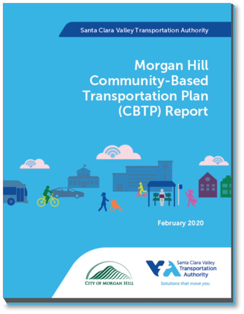 Morgan Hill Community Based Transportation Plan report cover