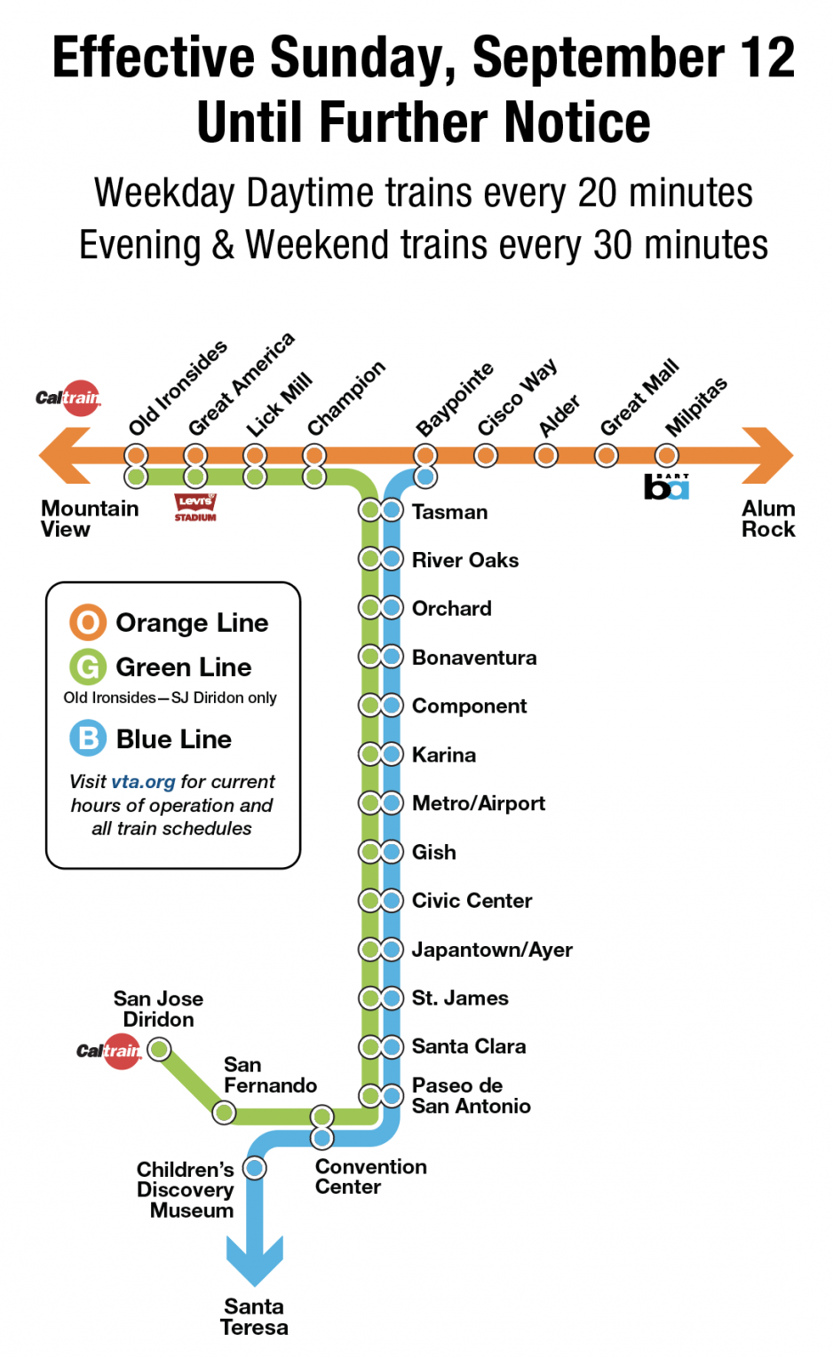 September 12 light rail map