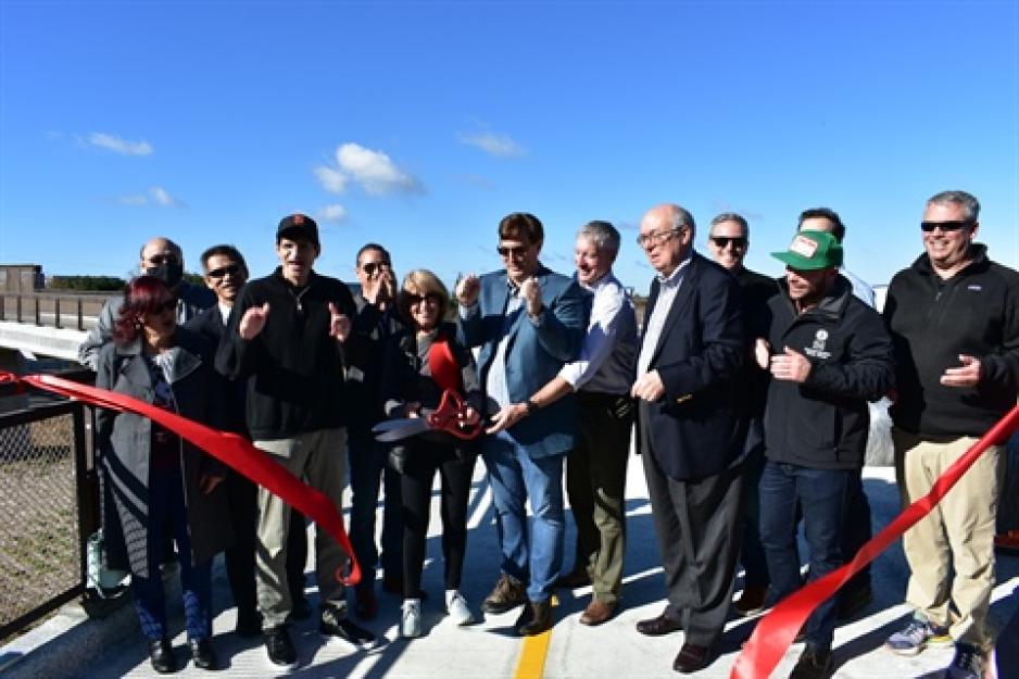 palos alto bridge opening ceremony