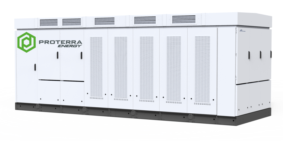 Rendering of a proterra EV bus charger