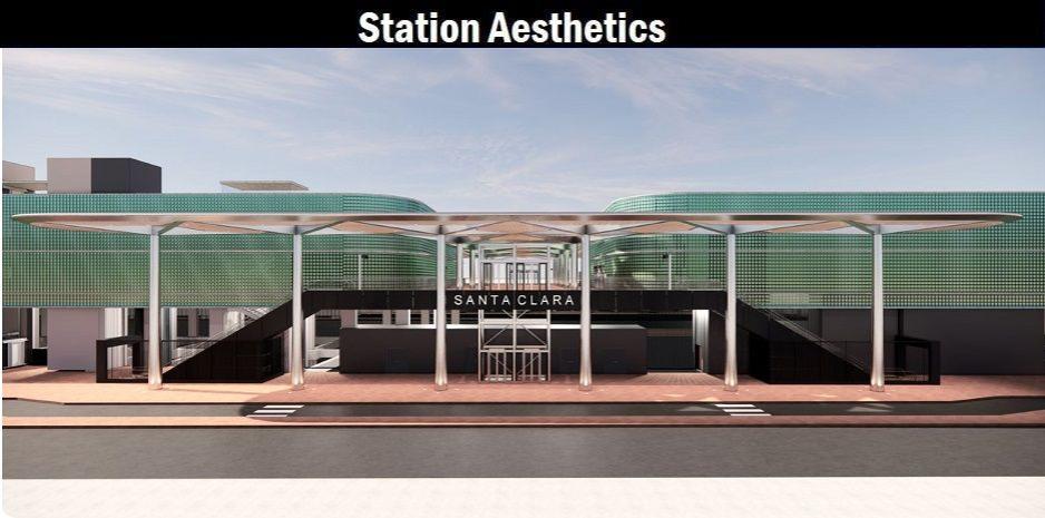 Santa Clara Station Aesthetics