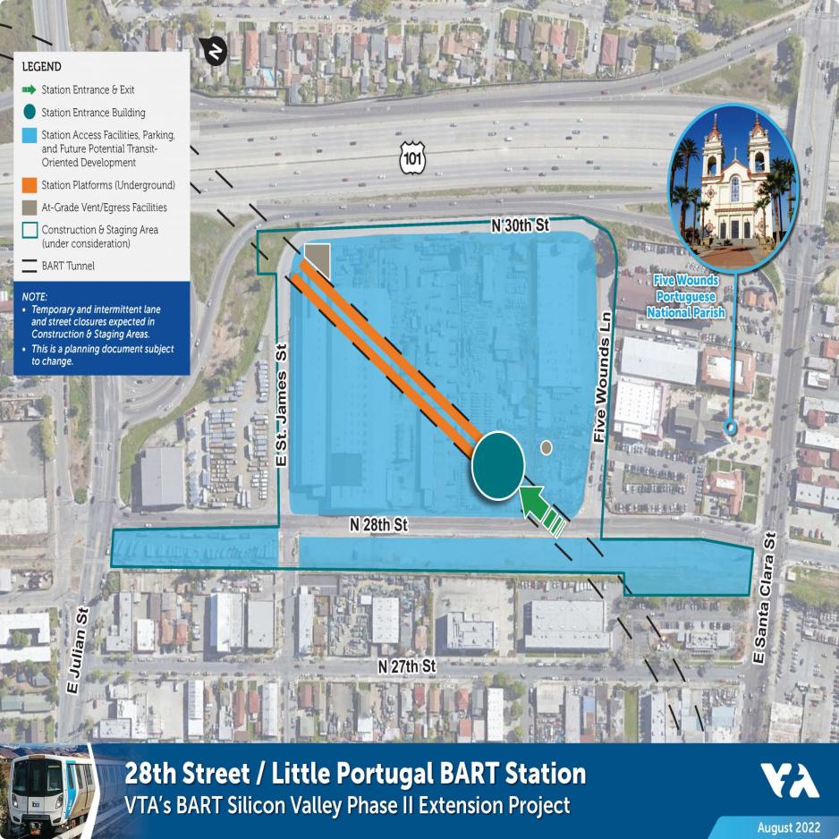 28th Street Little Portugal Station Vta