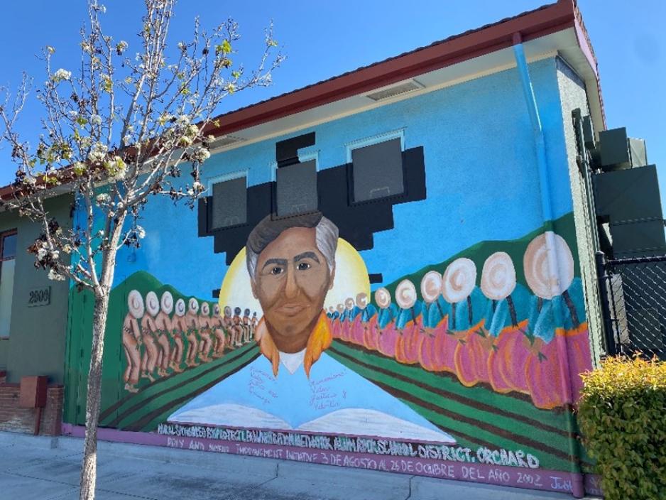 mural of Cesar Chavez
