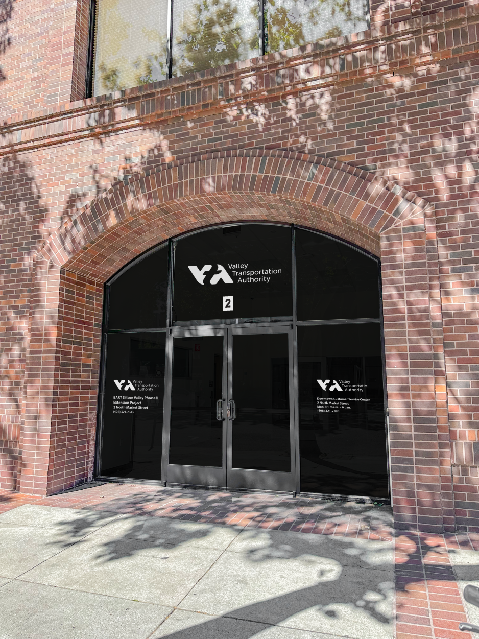 Front of the VTA Downtown Customer Service Center