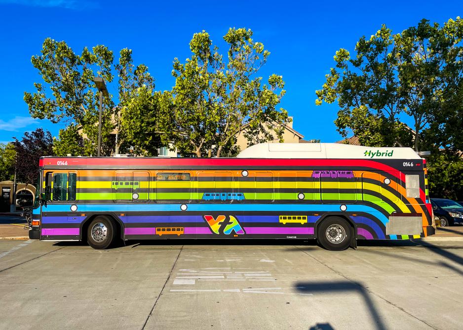 VTA Rainbow Bus 