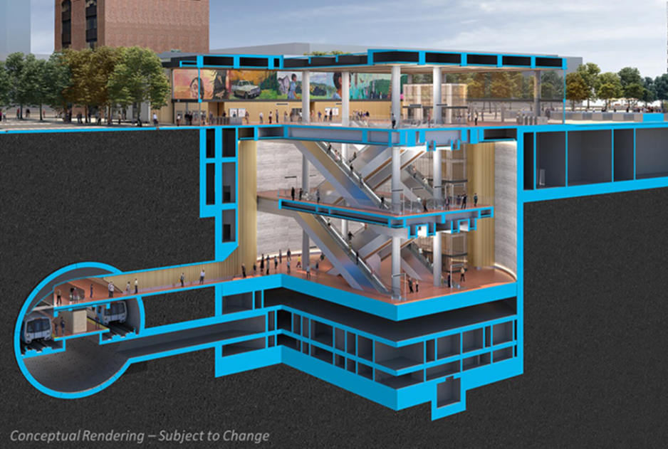 Downtown tunnel rendering 