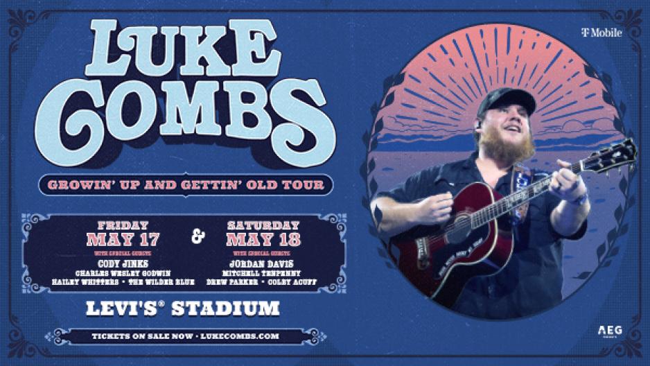 Luke Combs Concert at Levi's Stadium May 17 and May 18