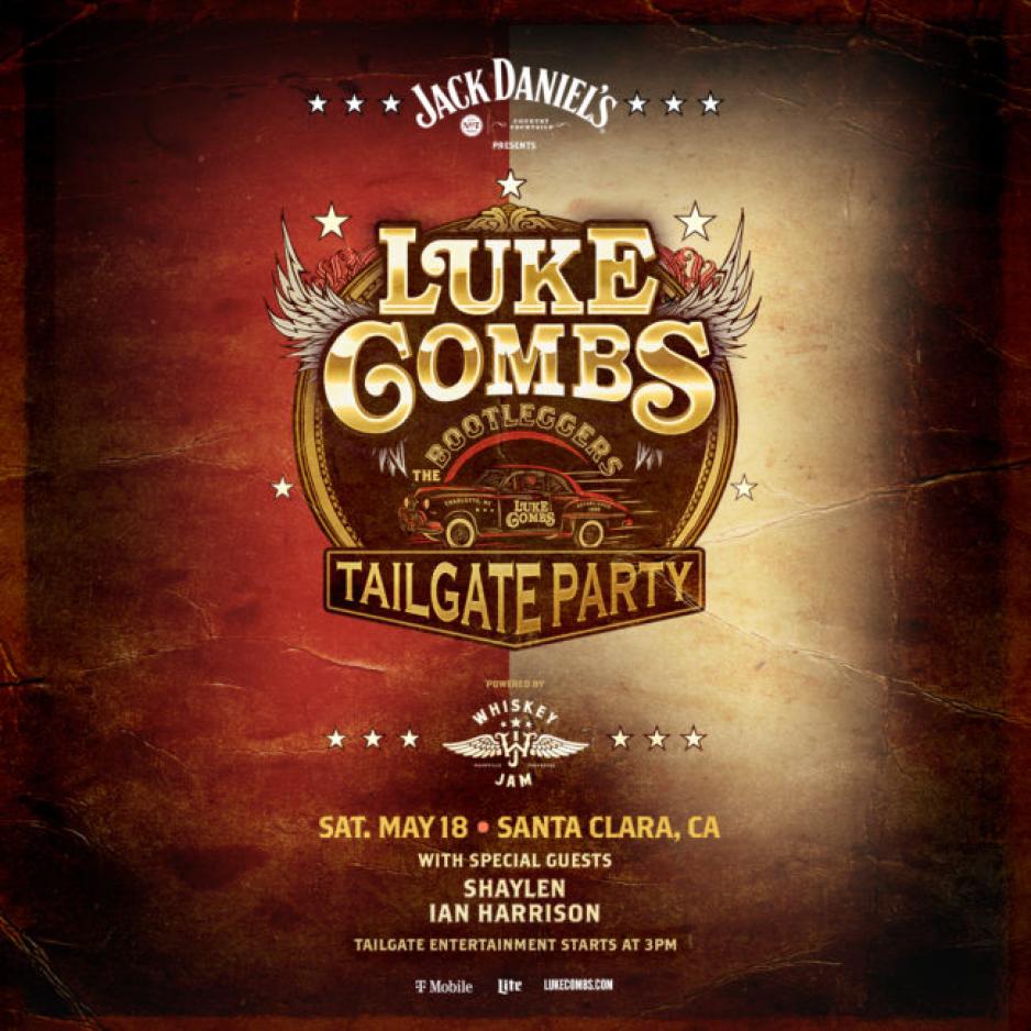 Luke Combs Tailgate Party Saturday May 18