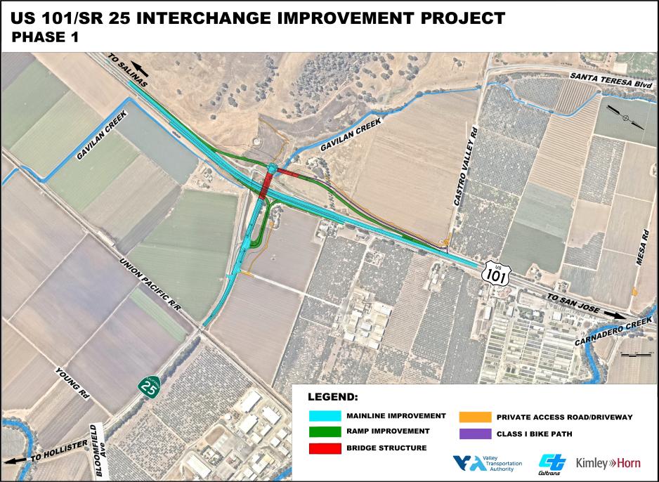 US 101/SR 25 Interchange Final Design Exhibit