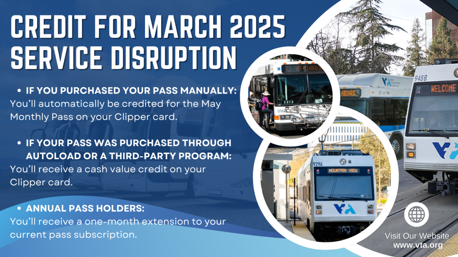 Credit for March 2025 Service Disruption