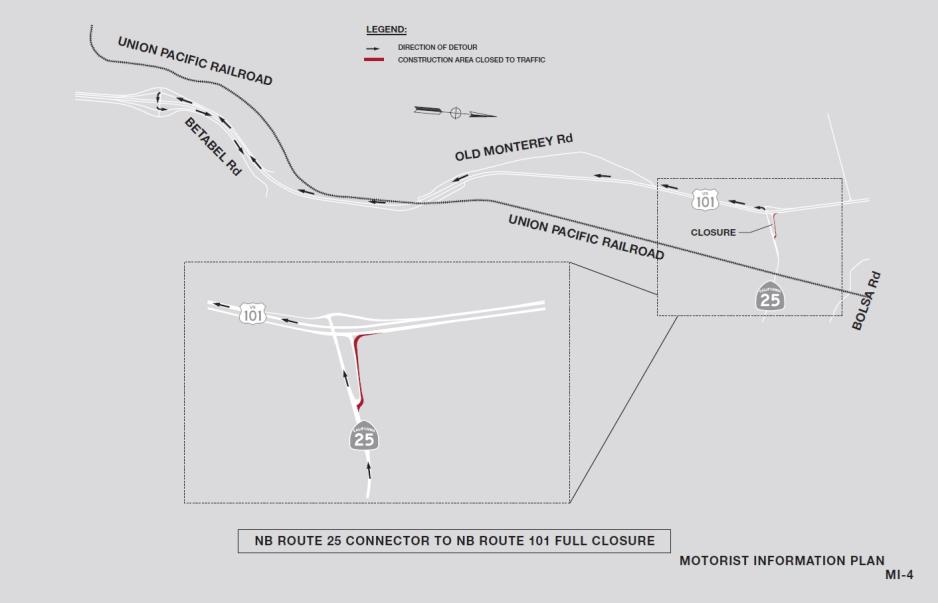 Detour Map (MI-4)