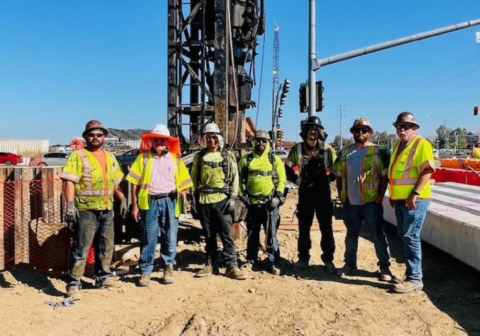 A group of workers