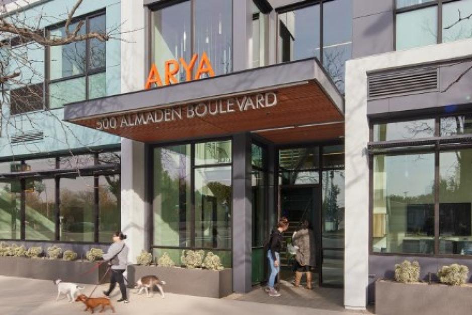 ARYA housing front entrance 