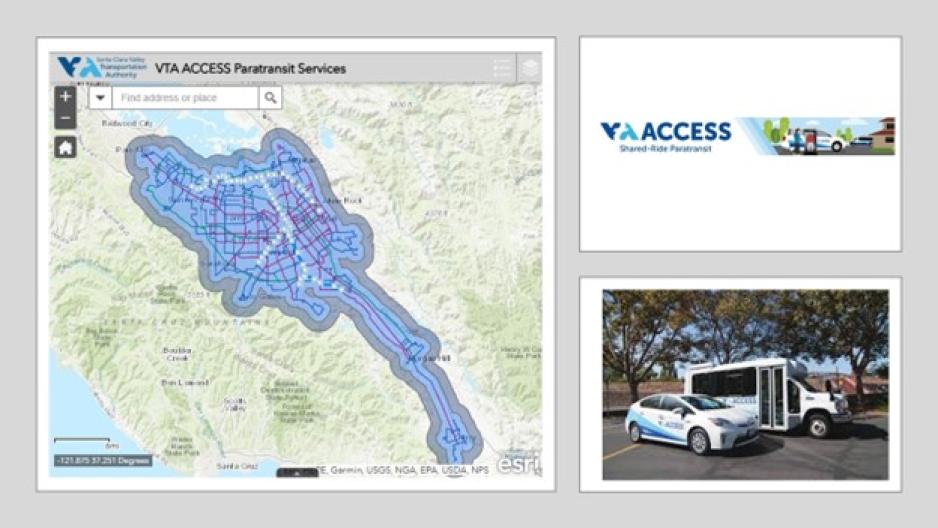 VTA ACCESS Map Screenshot