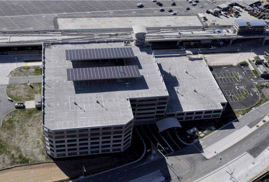 Berryessa Transit Center parking garage