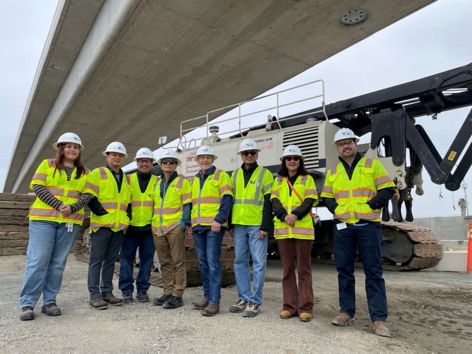 Group Visit to the construction zone