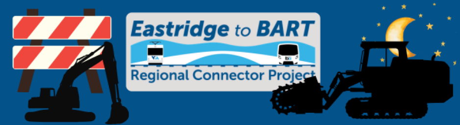 Banner - Construction equipment and road closures