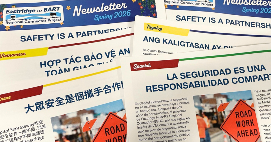 Newsletter in several languages