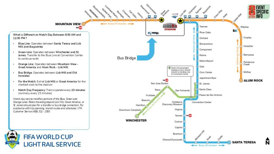 map of service for match