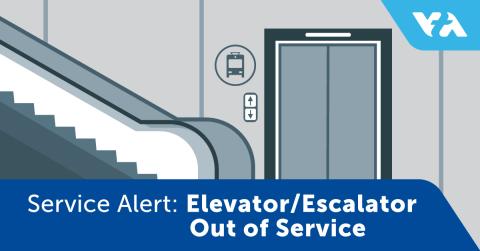 Capitol Station Escalator Out of Service