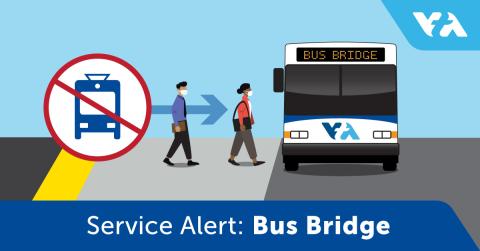 Green Line: Bus Bridge Until further notice between Winchester and Convention Center Stations