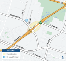 237/Middlefield Project Location Map